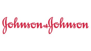 Johnson & Johnson logo red script on white background